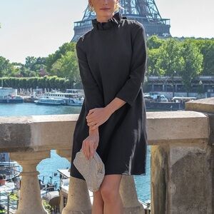 Tuckernuck Dress Daphne Ruffle Tie Neck Mini Sz XL‎